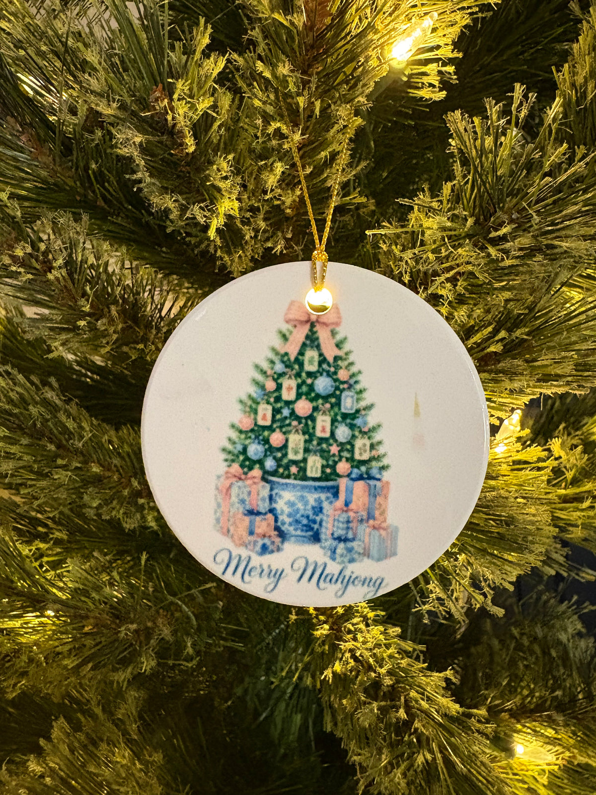Mahjong Ceramic Ornaments