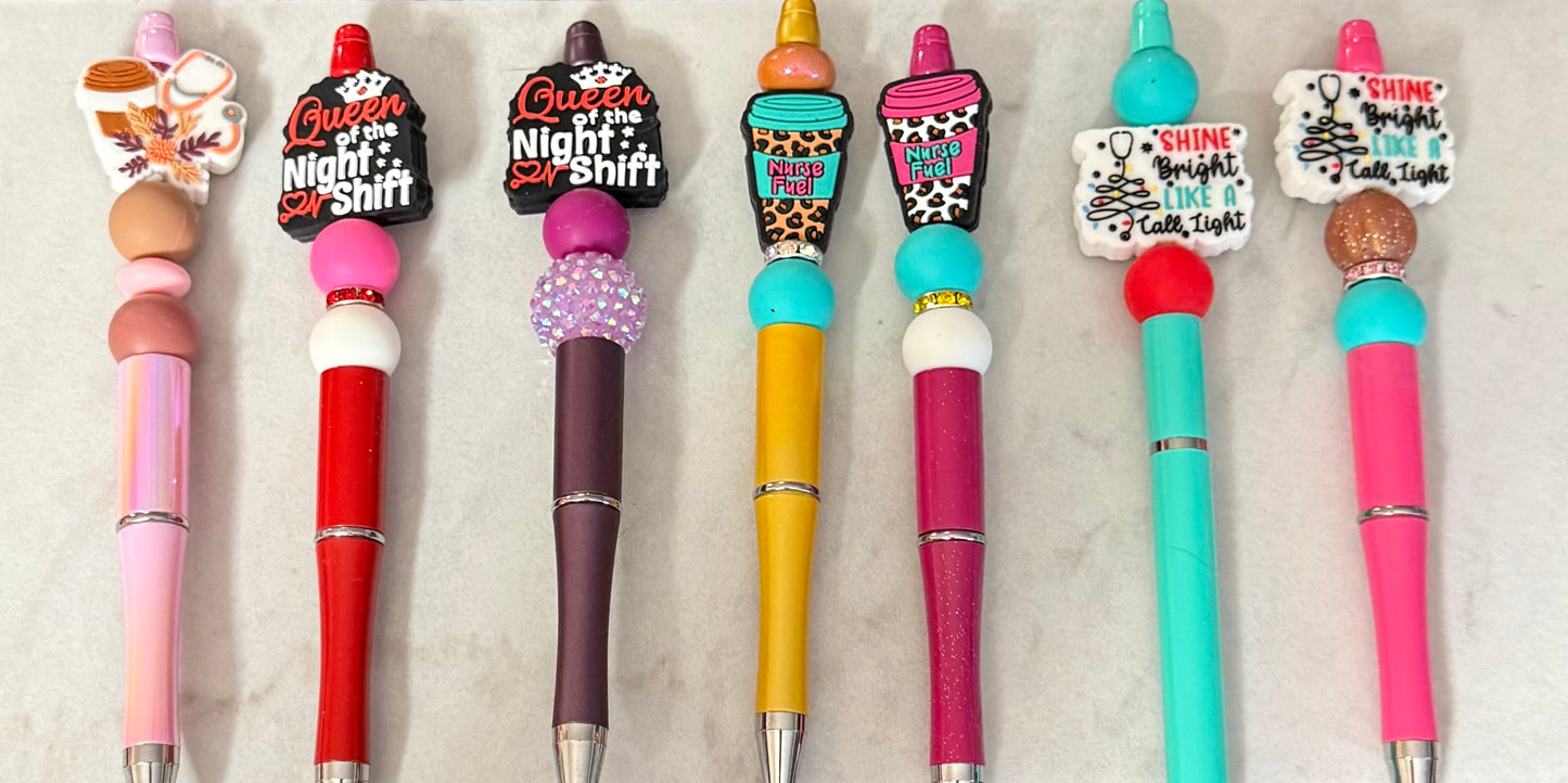 Beadable Pens: Nurse Collection