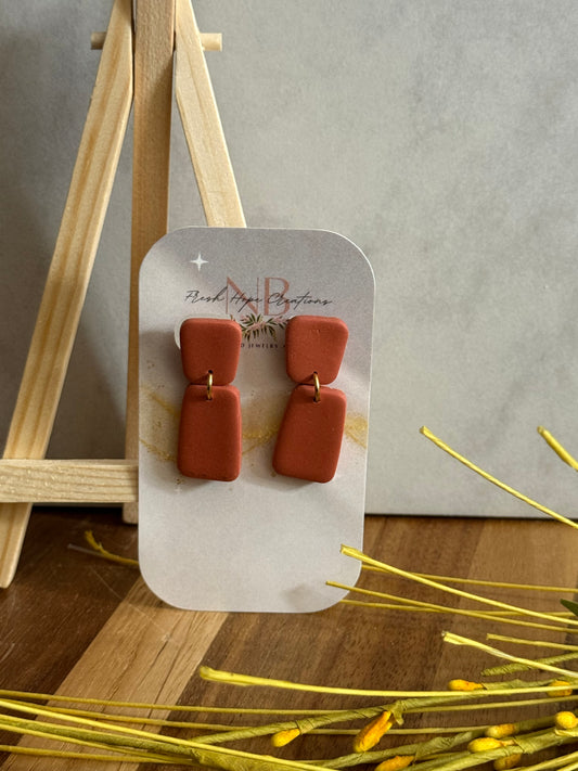 Shapes and Marble Earring Collection