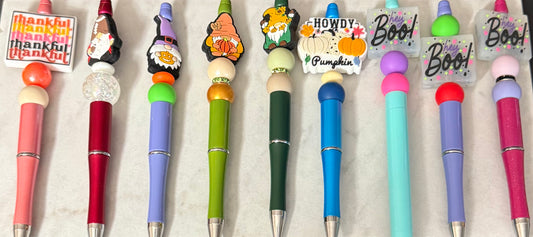 Beadable Pens: Fall Collection