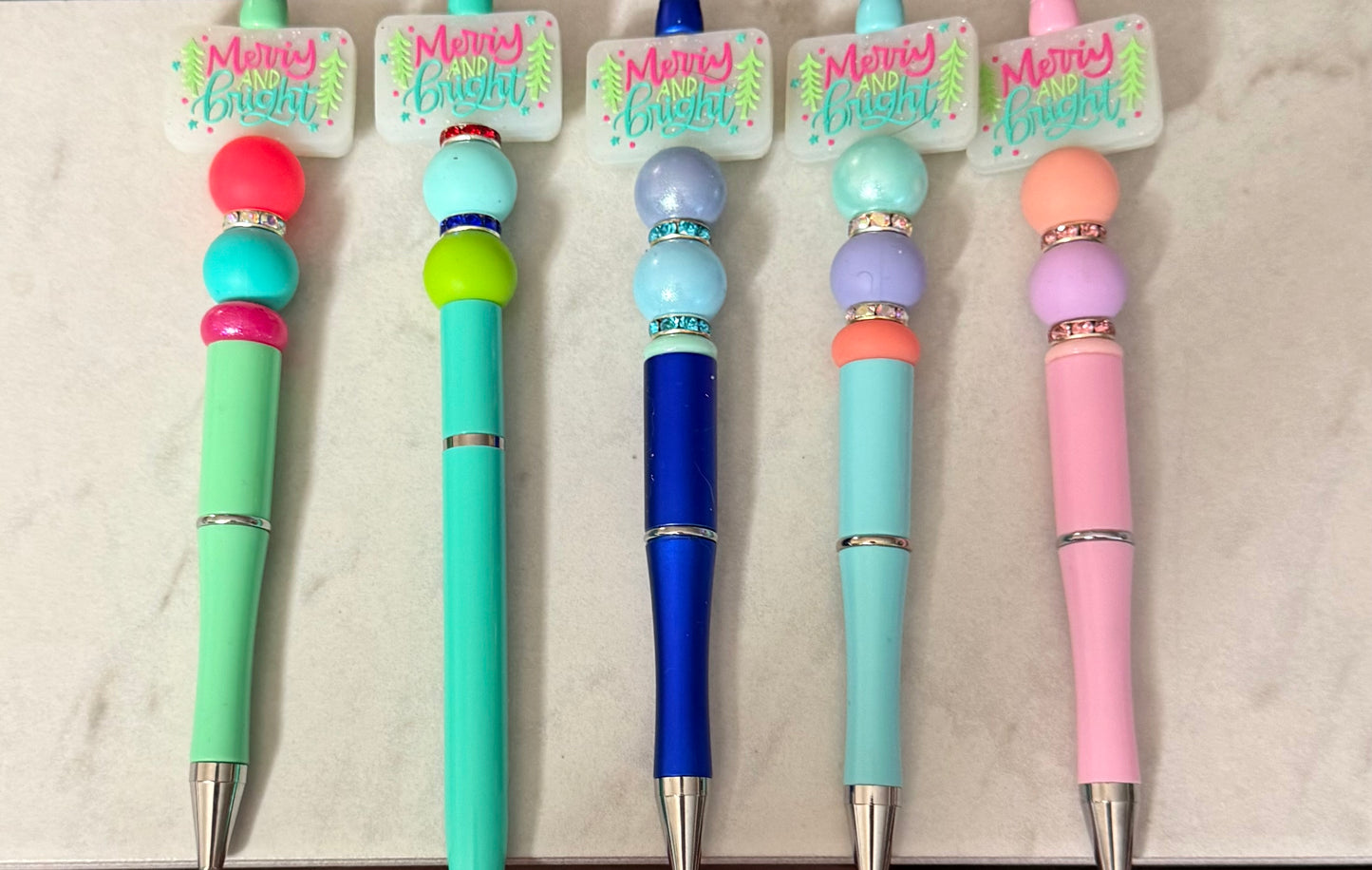 Beadable Pens: Christmas Collection
