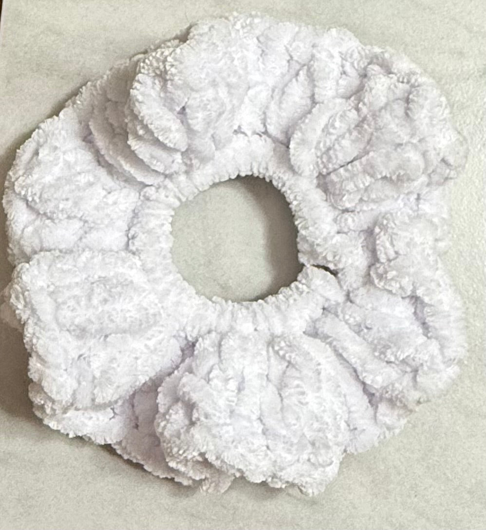 Warmly Embraced Collection: Scrunchies Velvet Aran