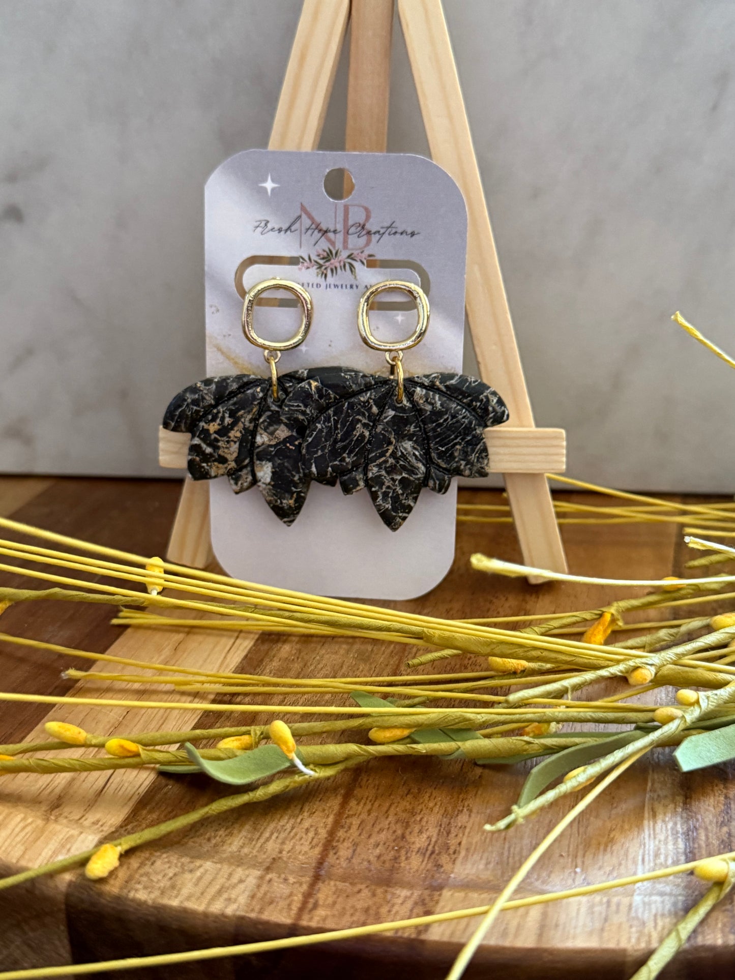 Marble Earring Collection