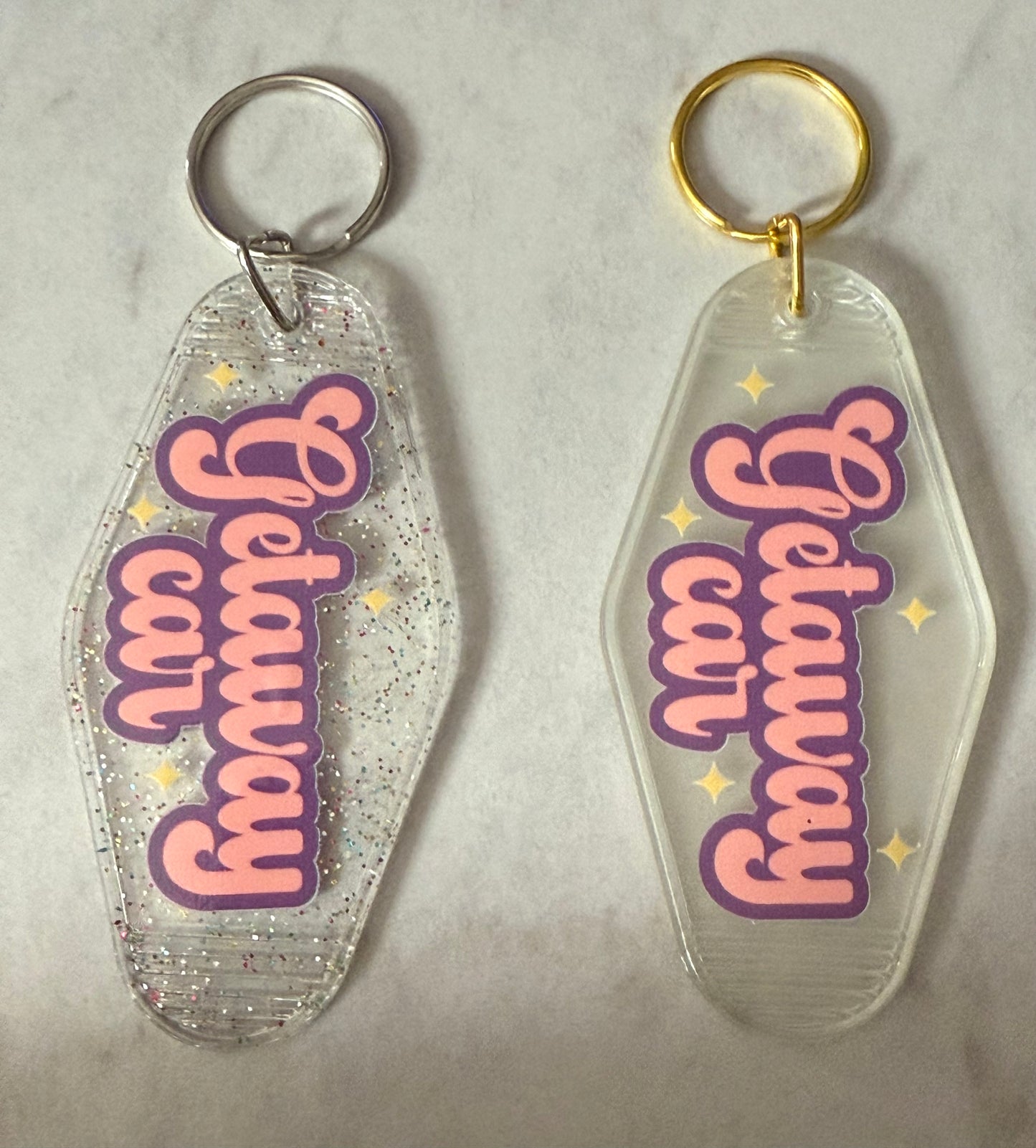 Motel Keychains and Magnets