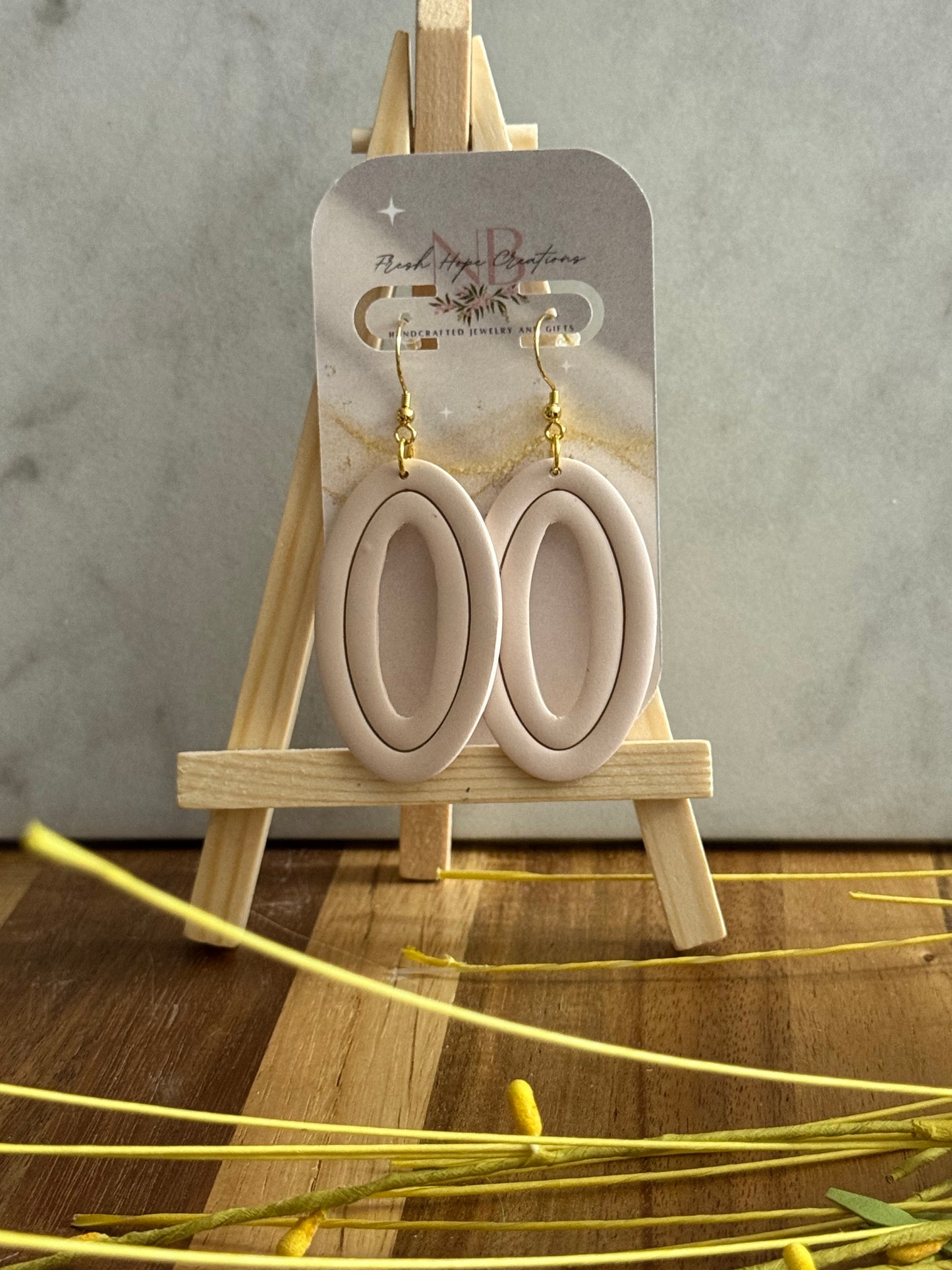 Shapes and Marble Earring Collection
