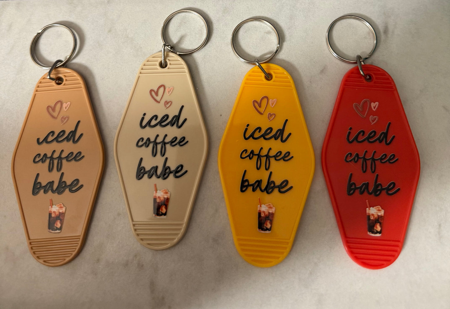 Motel Keychains and Magnets