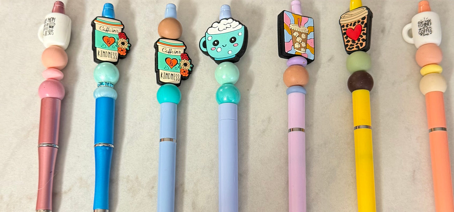 Beadable Pens: Coffee Collection