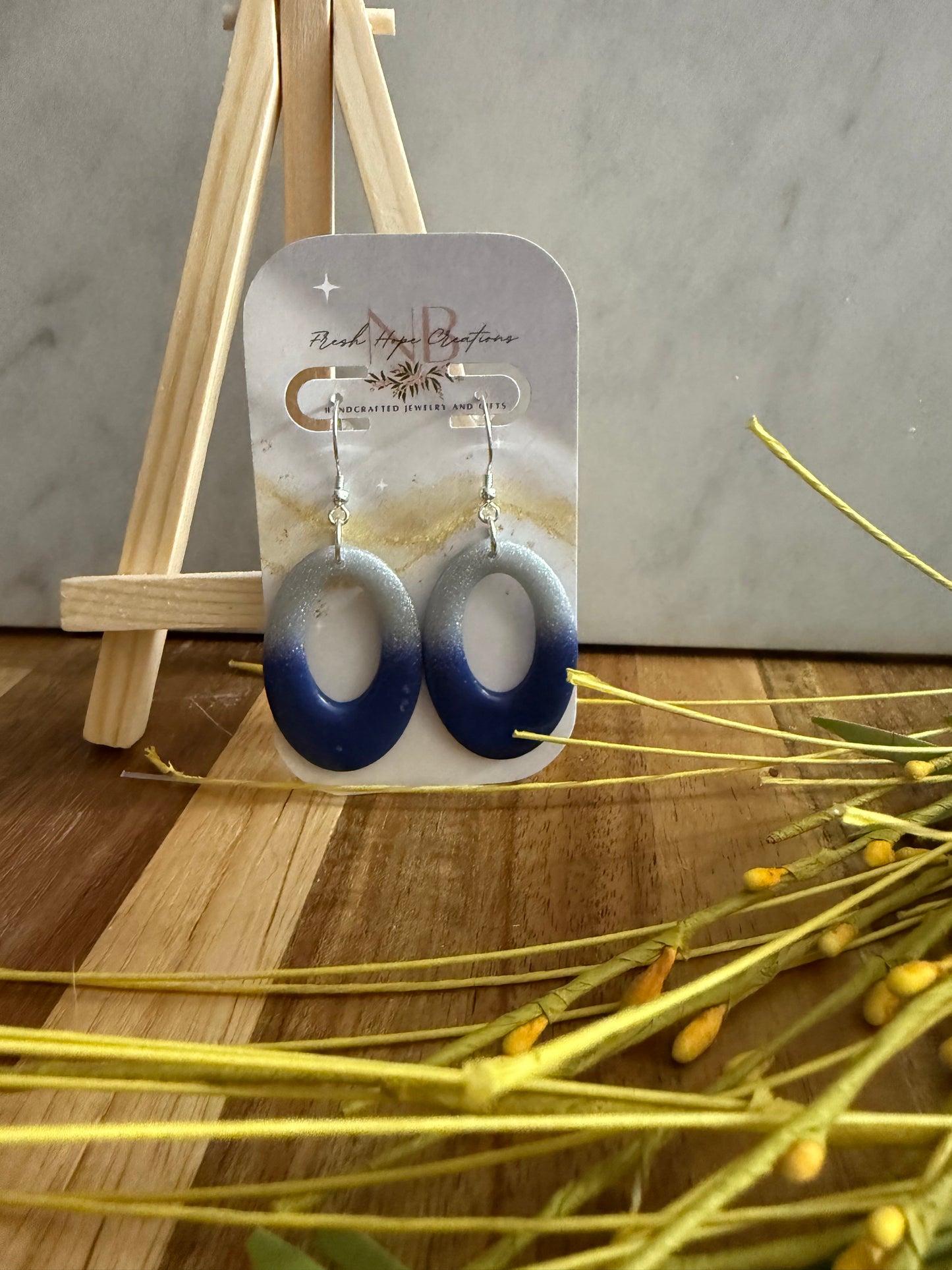 Shapes and Marble Earring Collection