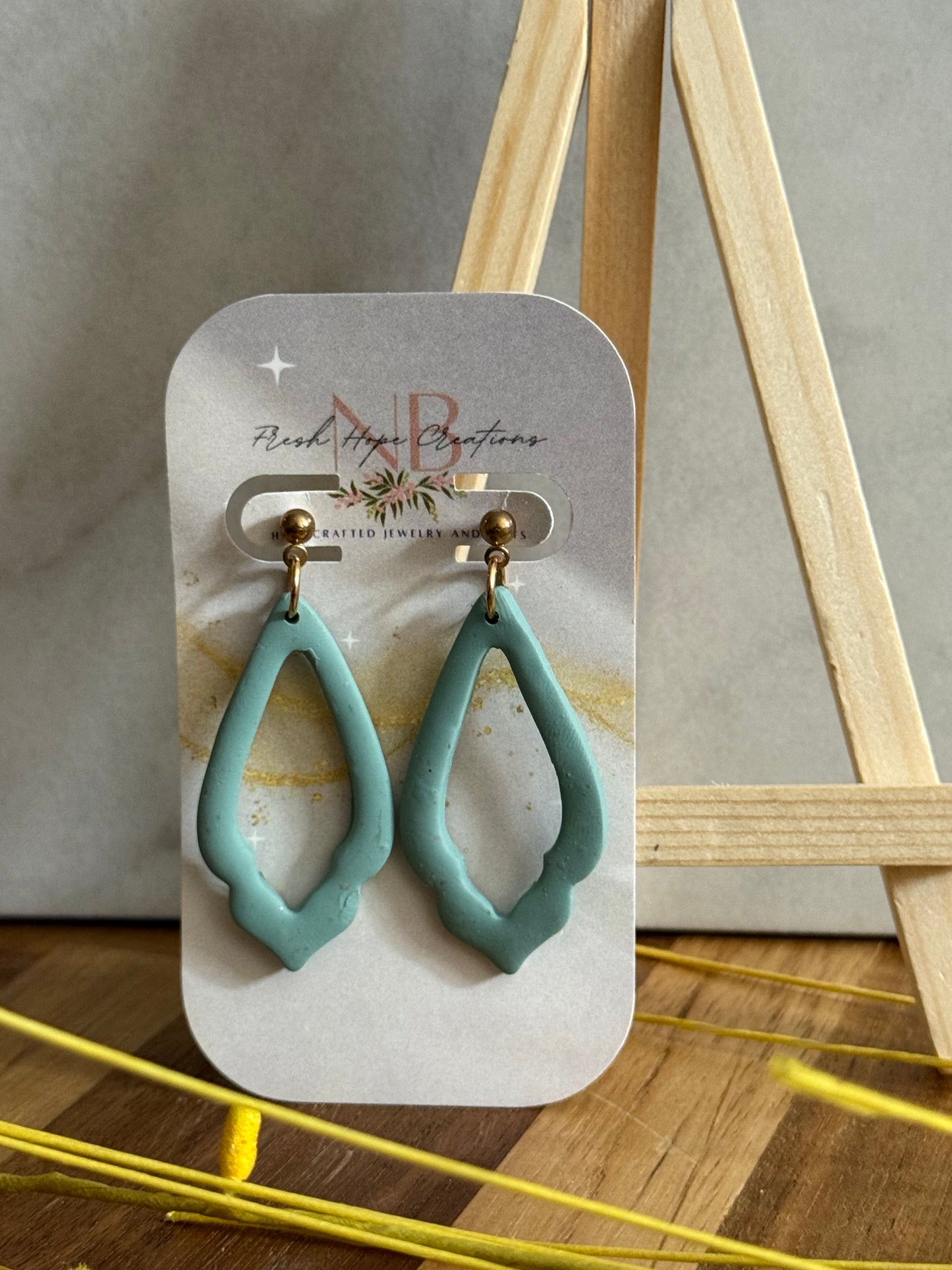 Shapes and Marble Earring Collection
