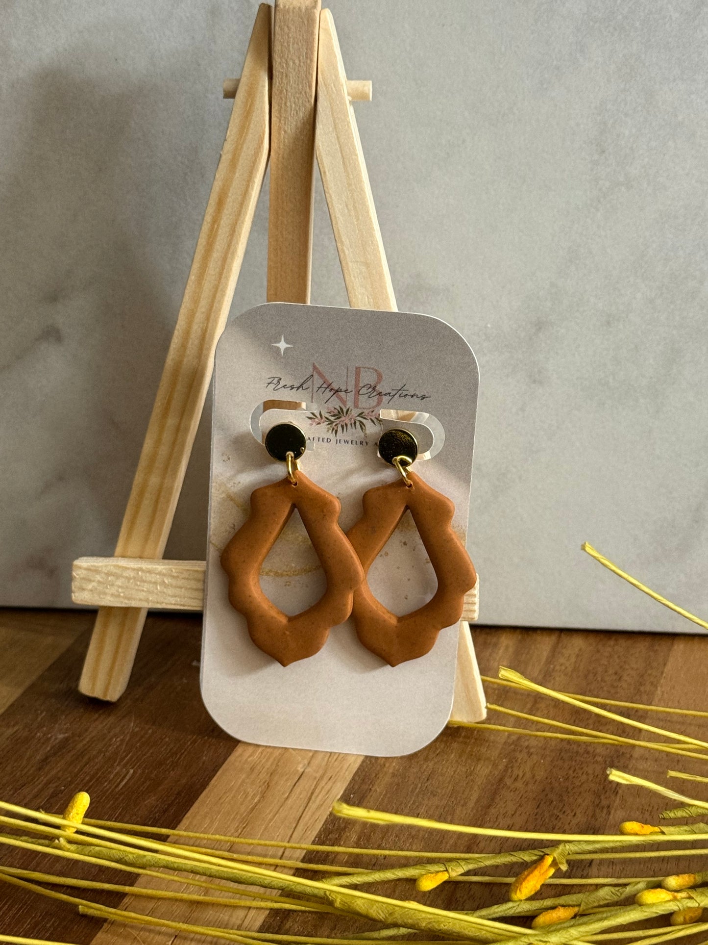 Shapes and Marble Earring Collection