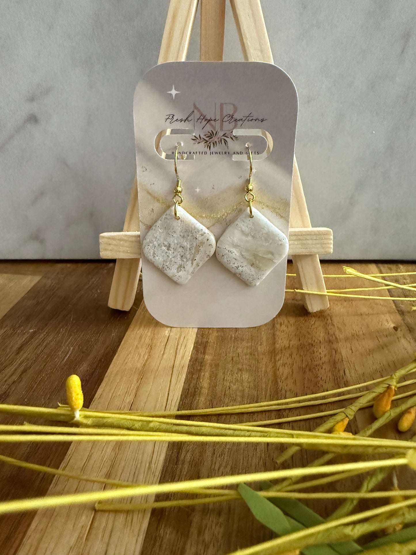 Marble Earring Collection