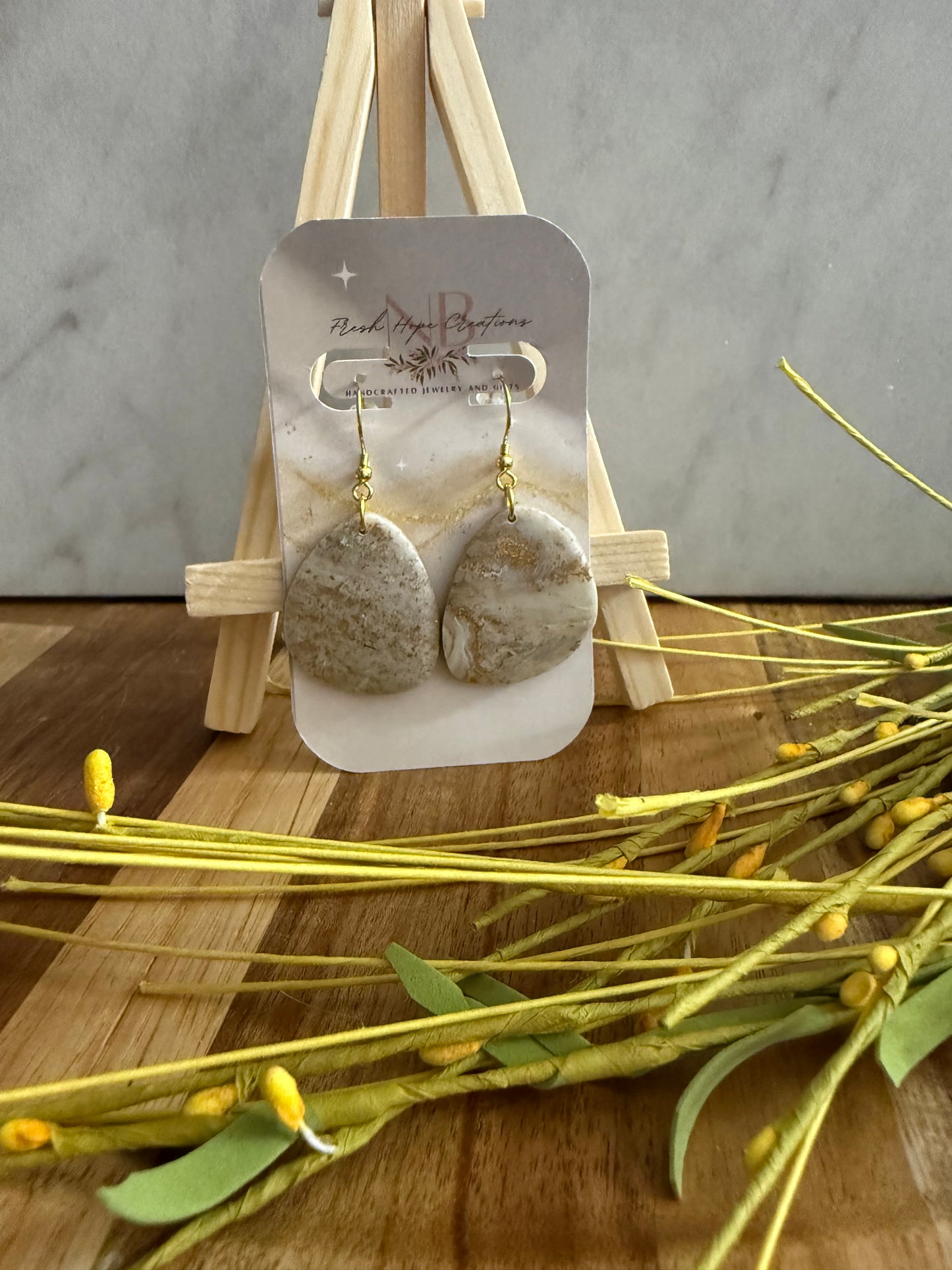 Marble Earring Collection