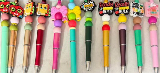 Beadable Pens: Teacher and Books Collection