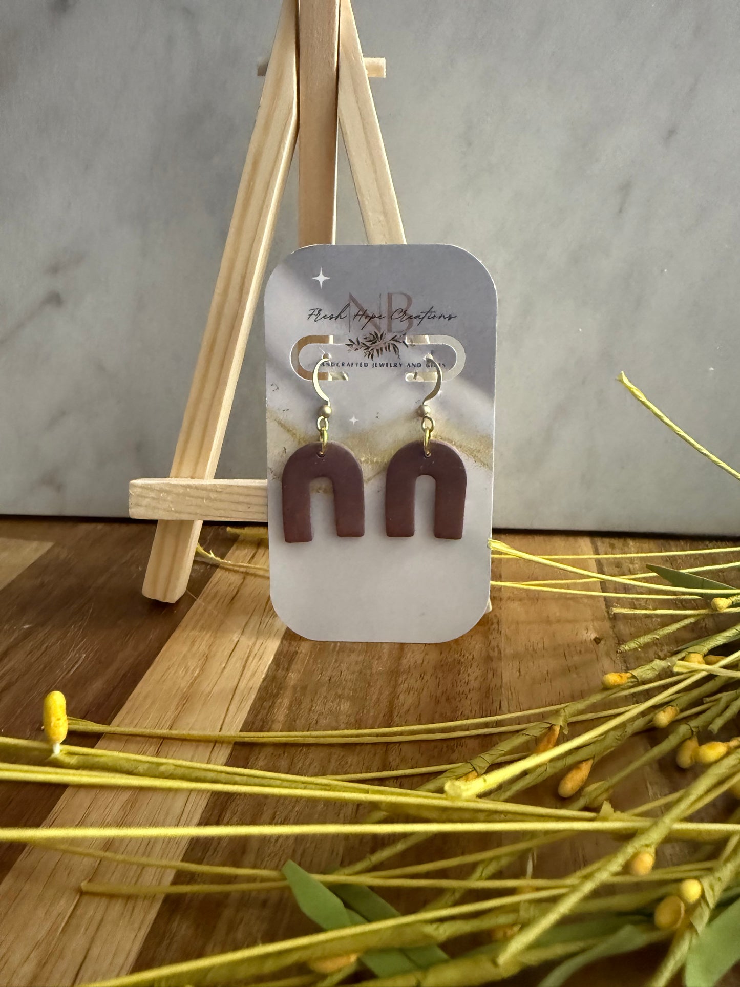 Marble Earring Collection