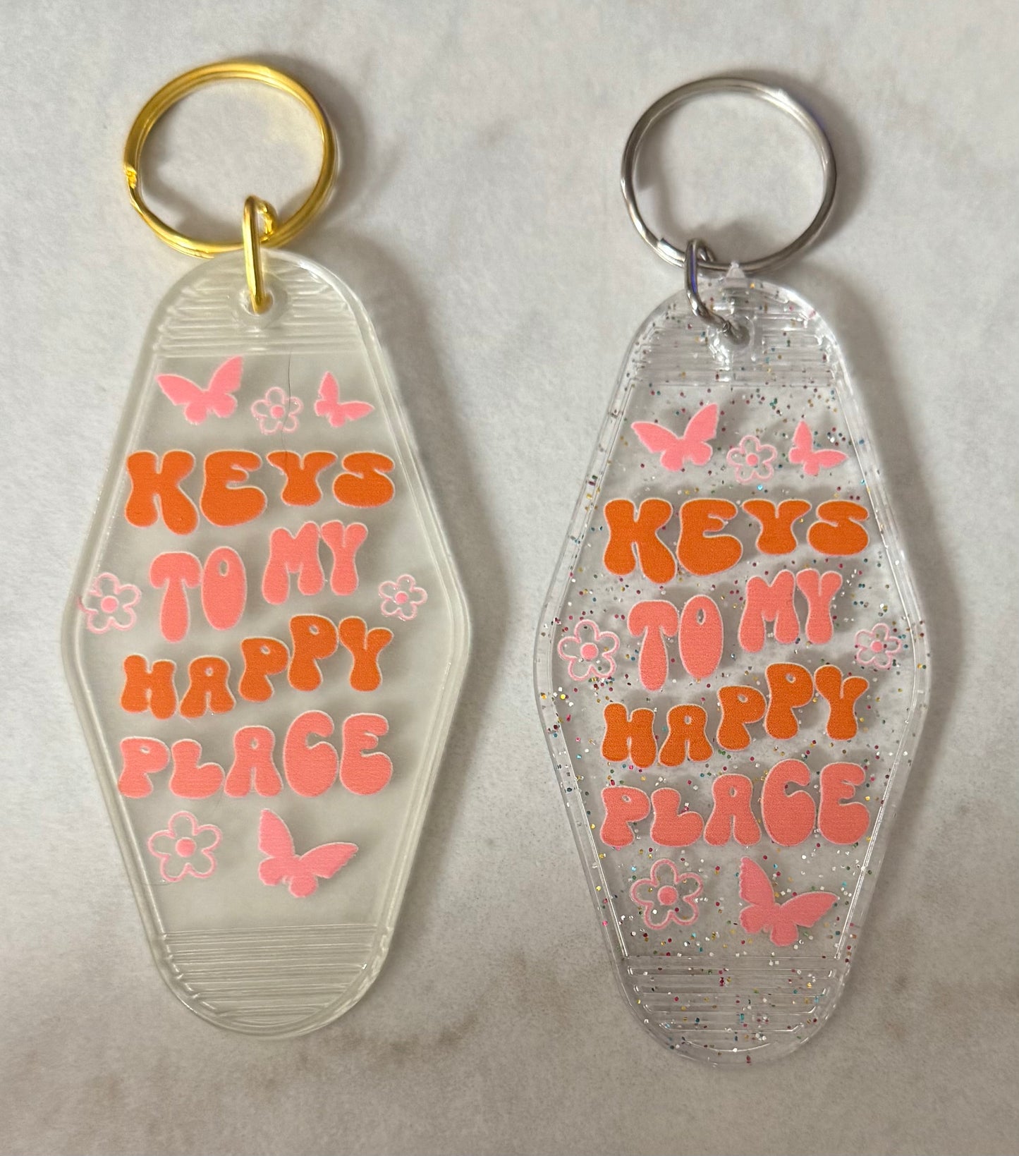 Motel Keychains and Magnets