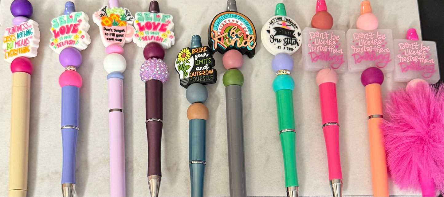 Beadable Pens: inspirational Collection