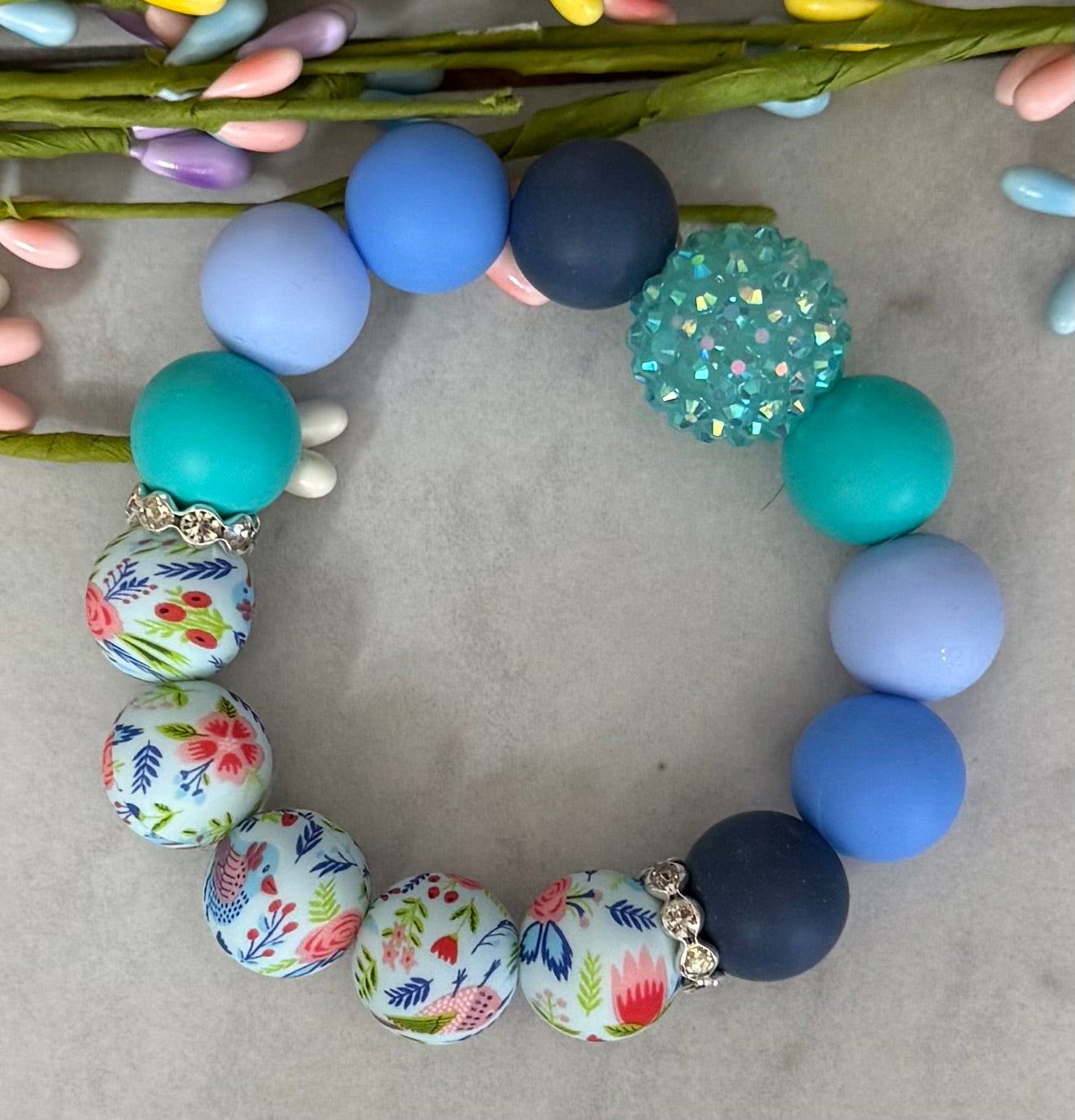 Beadable Round Keychains