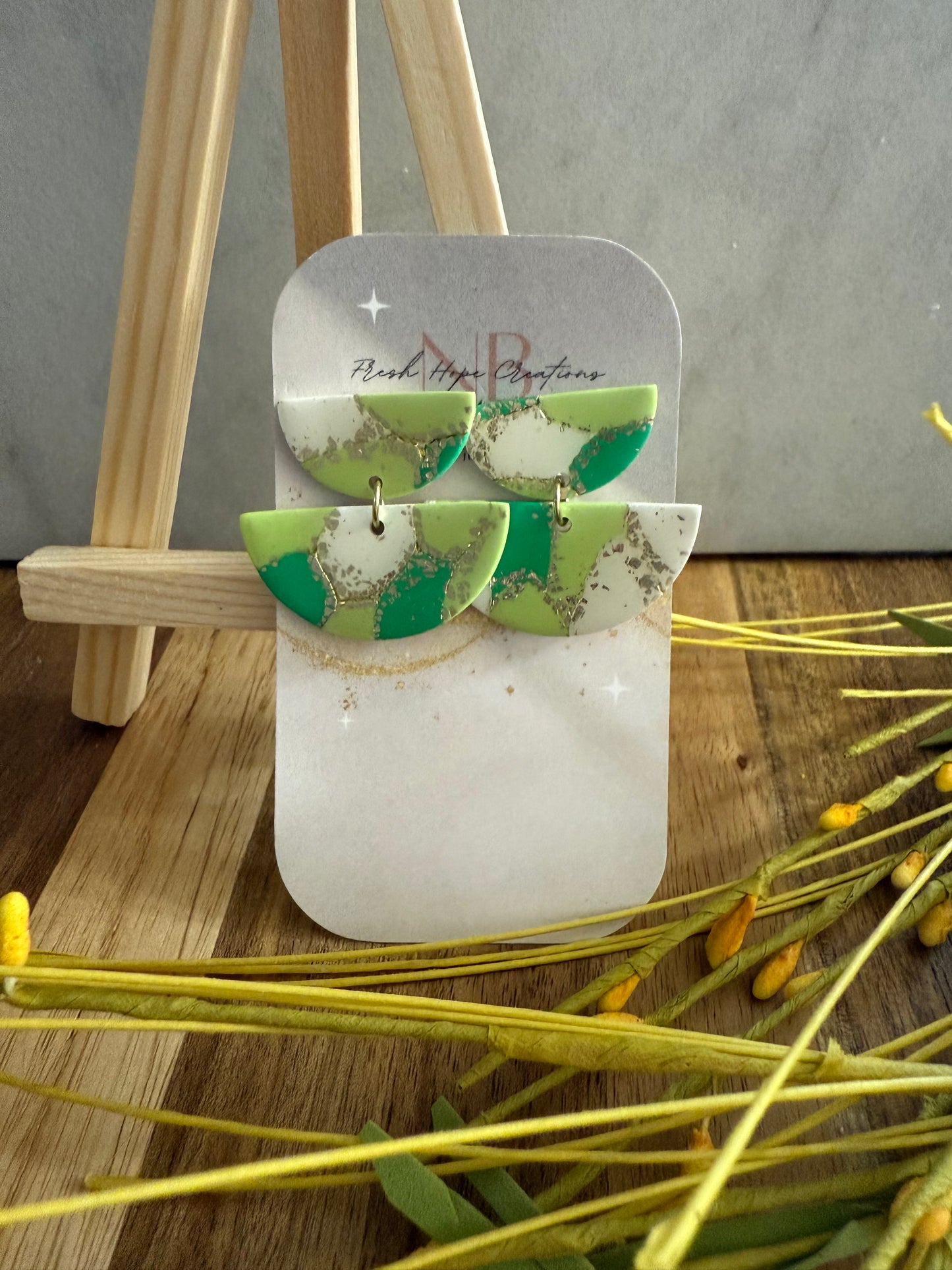 Marble Earring Collection