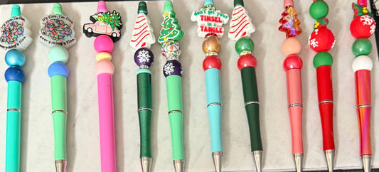 Beadable Pens: Christmas Collection