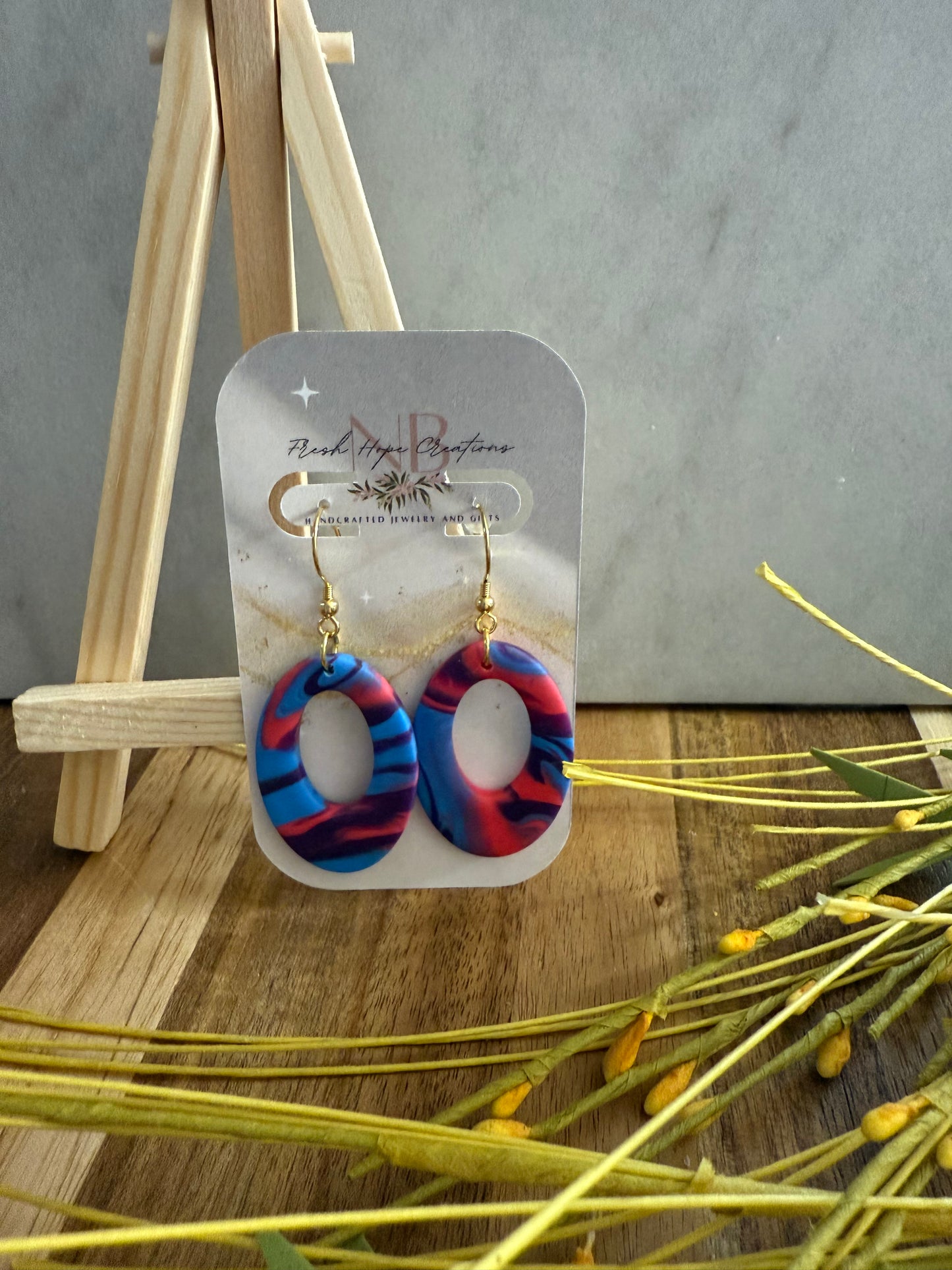 Marble Earring Collection