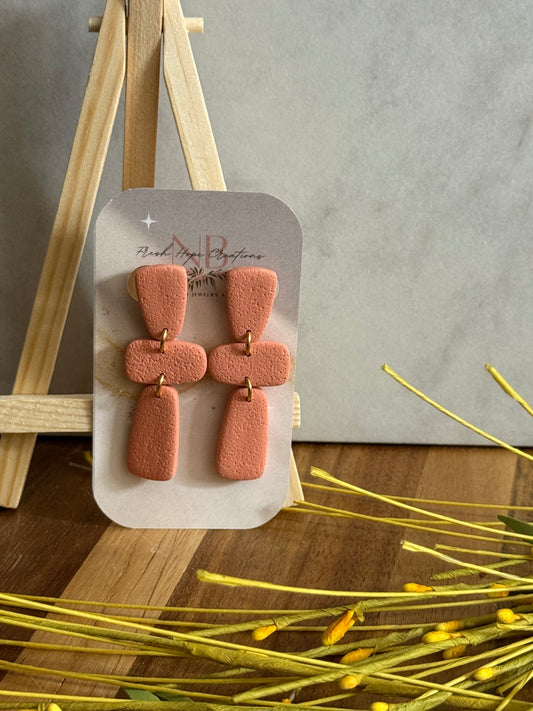 Shapes and Marble Earring Collection