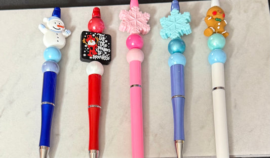 Beadable Pens: Christmas Collection