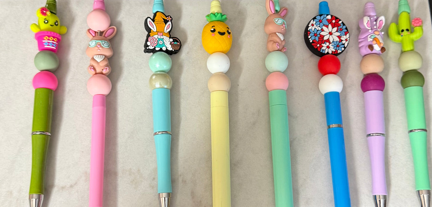 Beadable Pens: Spring Collection