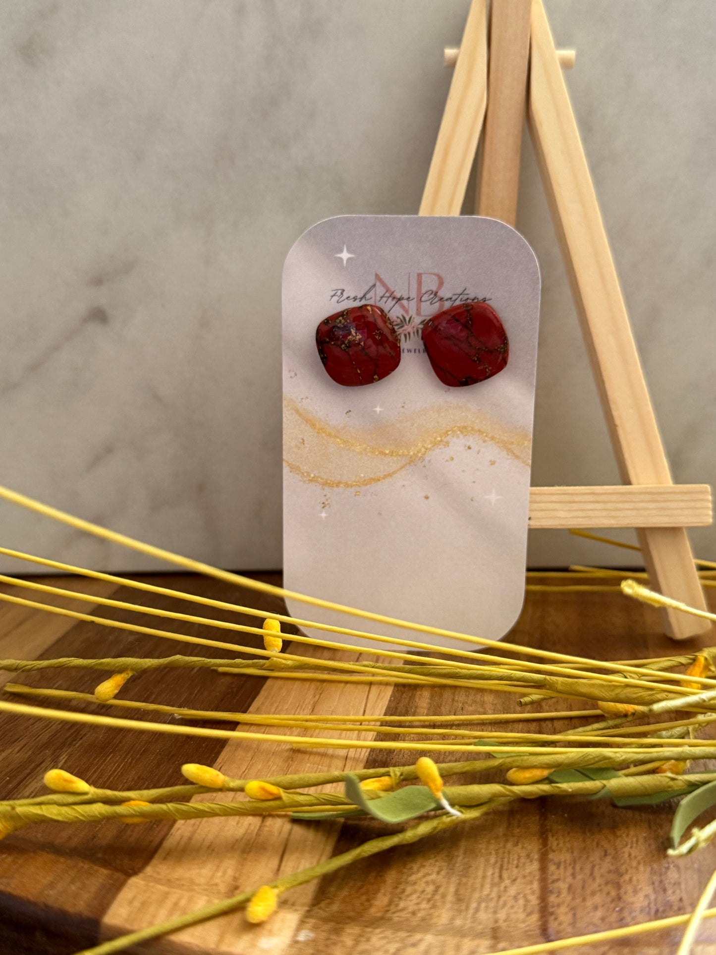 Marble Earring Collection