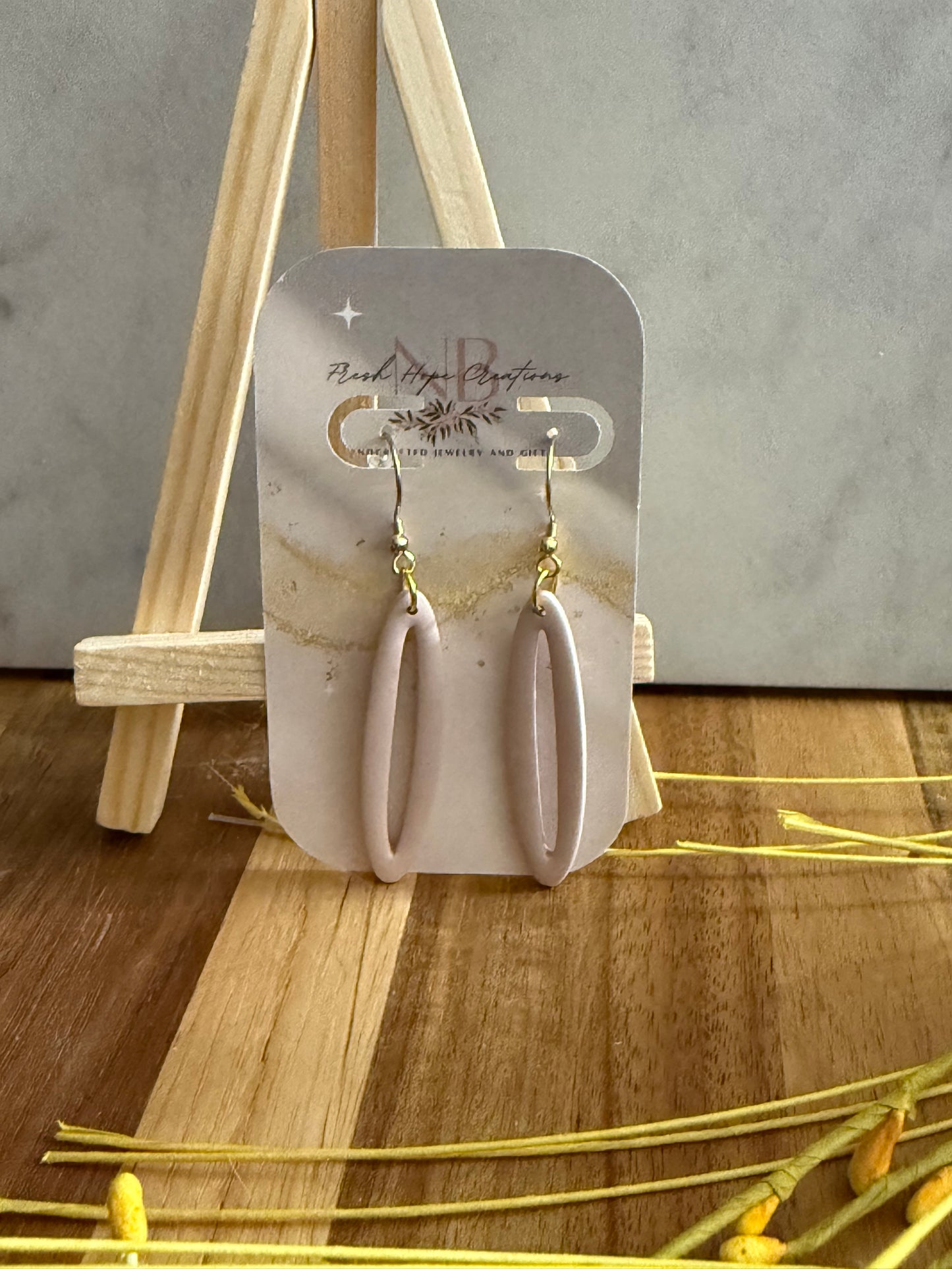 Shapes and Marble Earring Collection