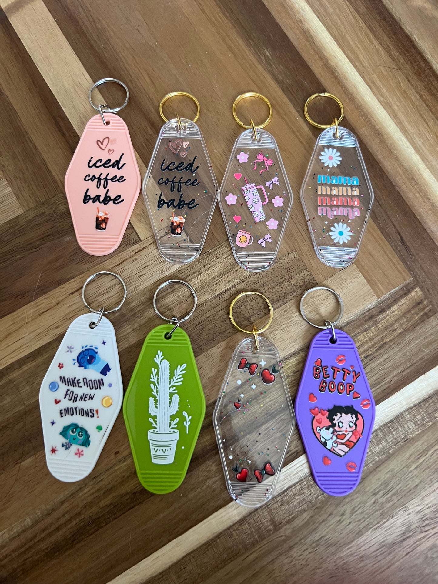 Motel Keychains and Magnets