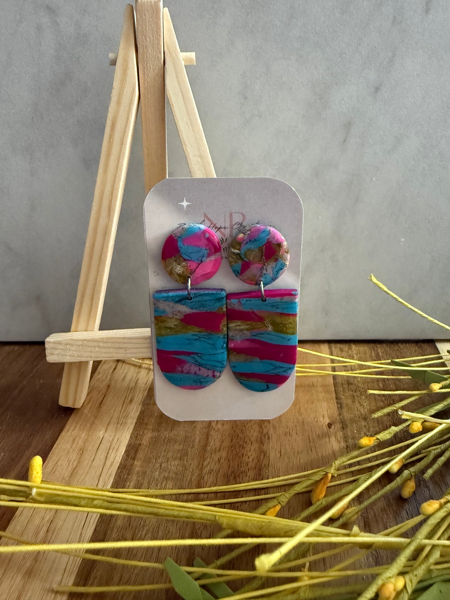 Marble Earring Collection