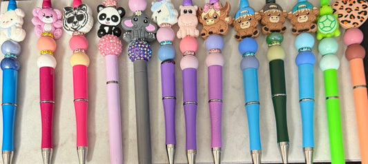 Beadable Pens: Dogs and Animals Collection