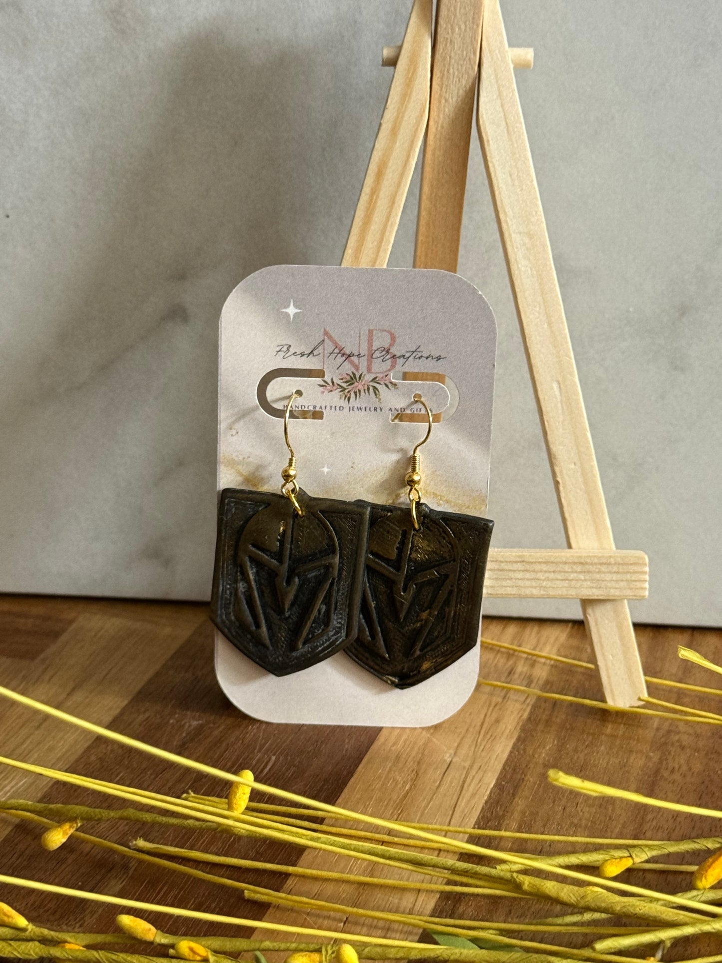 VGK Knights Inspired Earring Collection