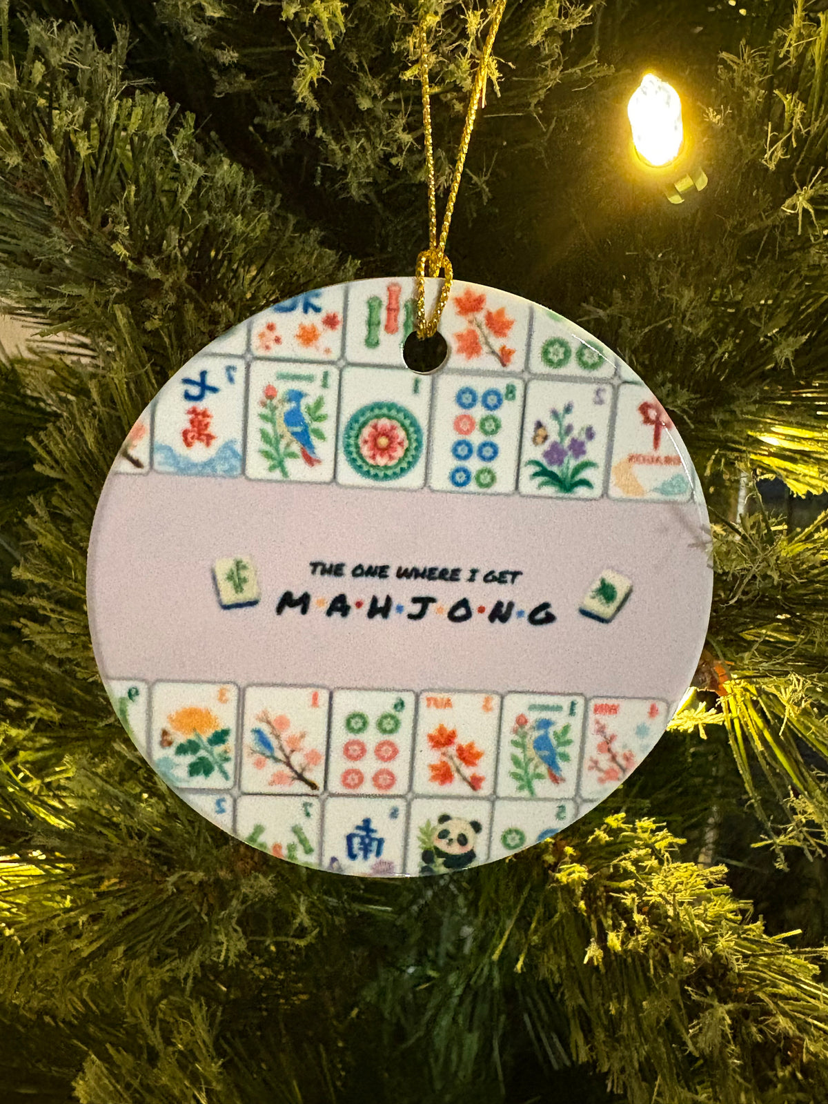 Mahjong Ceramic Ornaments