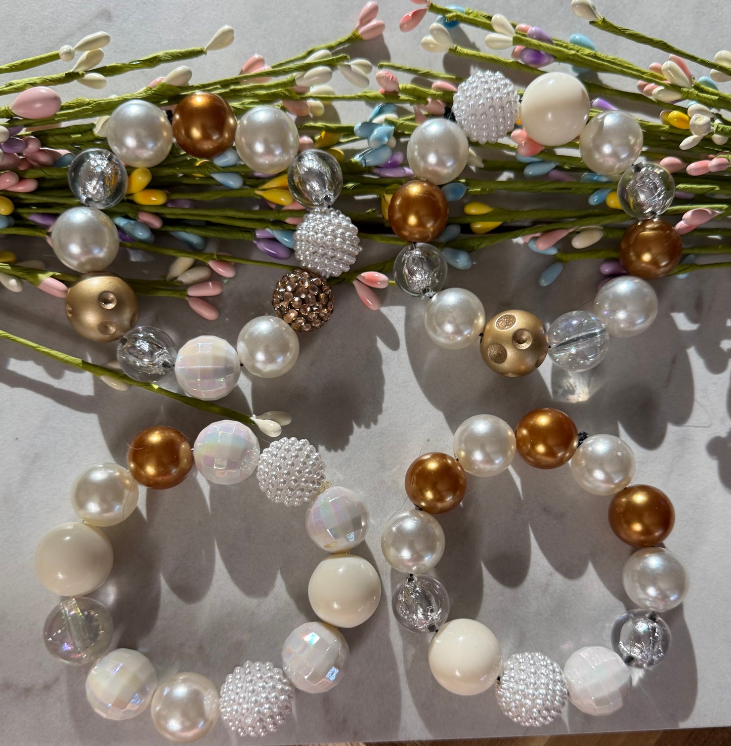 Beadable Round Keychains