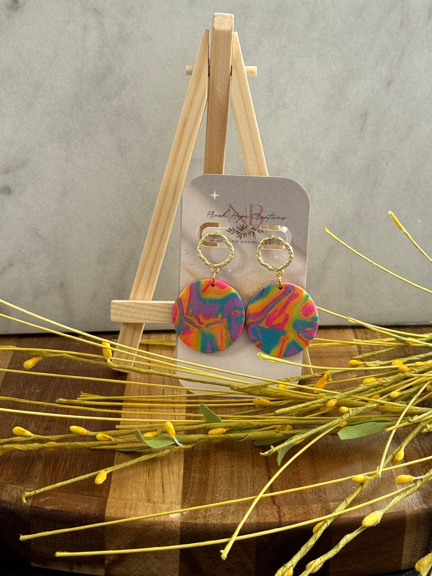 Marble Earring Collection