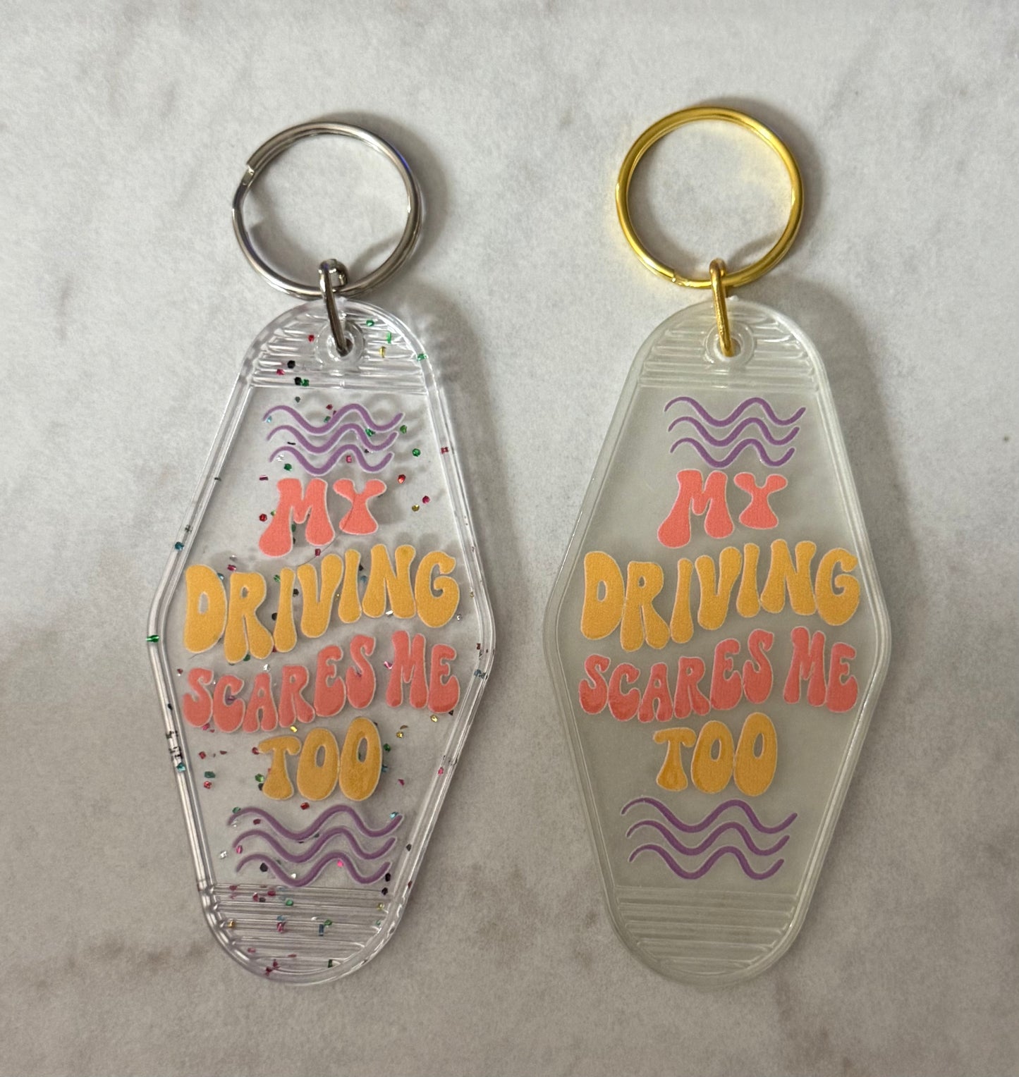 Motel Keychains and Magnets