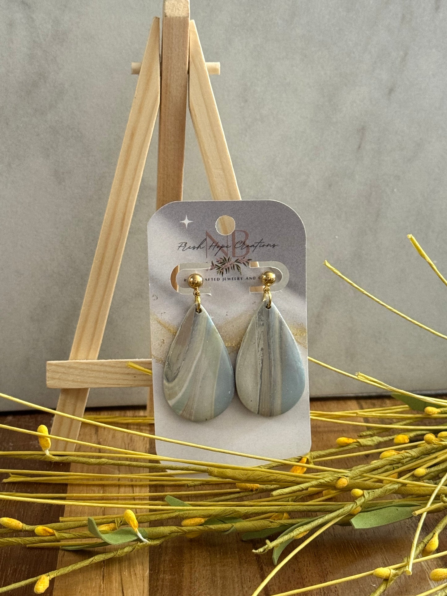 Marble Earring Collection