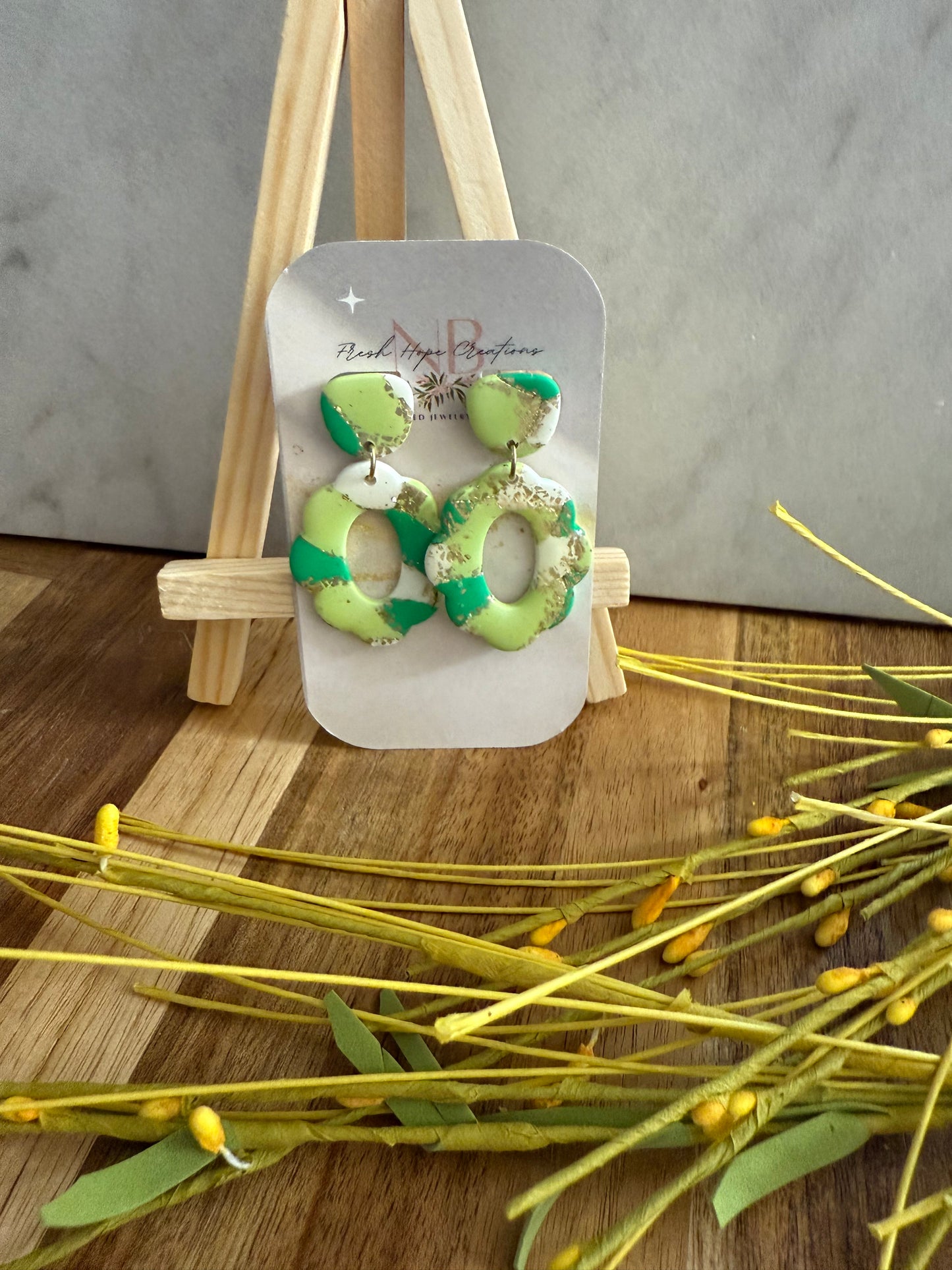 Marble Earring Collection