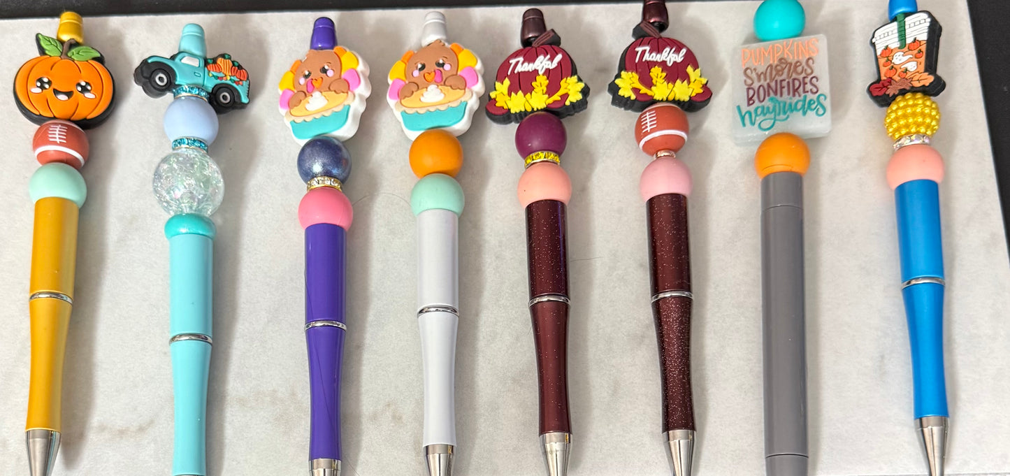 Beadable Pens: Fall Collection