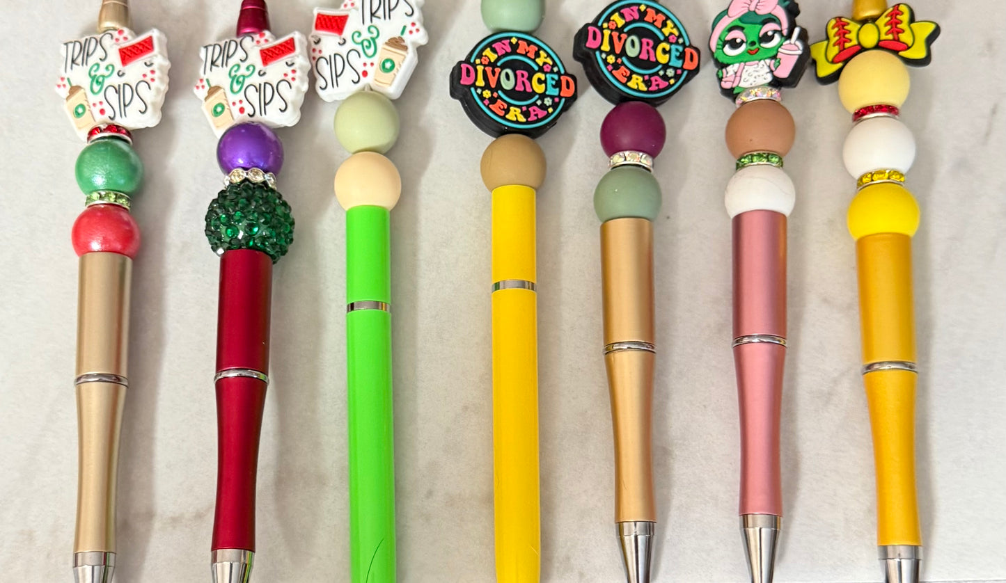 Beadable Pens: Mom Collection
