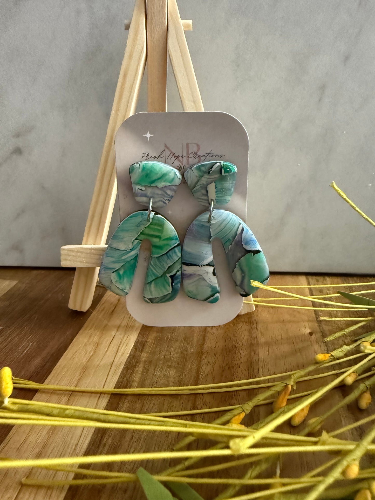 Marble Earring Collection