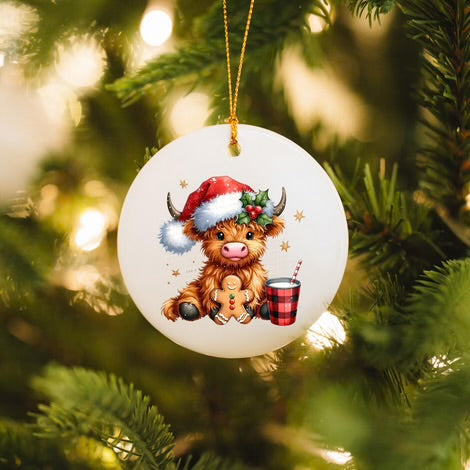 4" Christmas Acrylic Ornaments