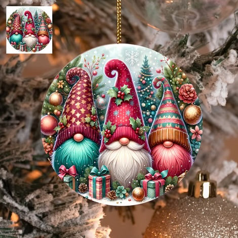 4" Christmas Acrylic Ornaments