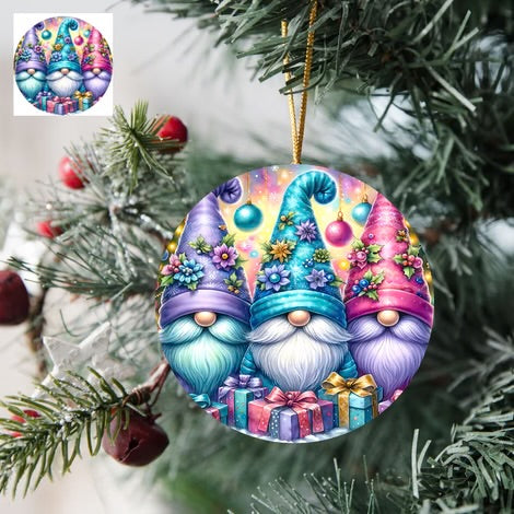 4" Christmas Acrylic Ornaments
