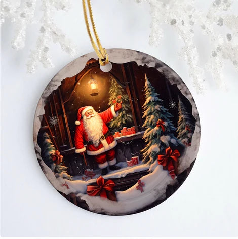 4" Christmas Acrylic Ornaments