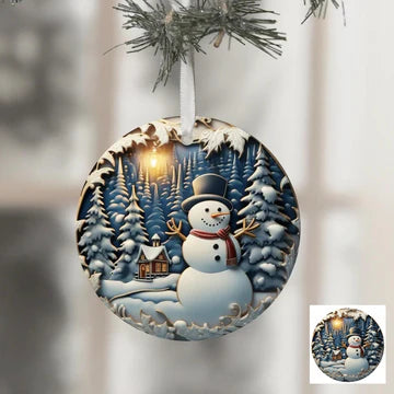 4" Christmas Acrylic Ornaments
