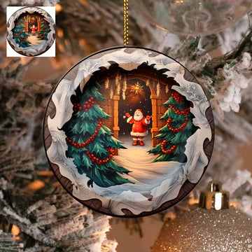 4" Christmas Acrylic Ornaments