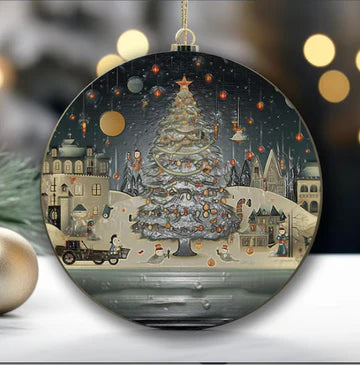 4" Christmas Acrylic Ornaments